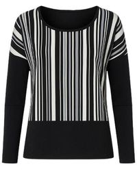 Conquista - Striped Long Sleeve Top - Lyst