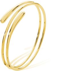 Lucy Quartermaine - Coil Drop Bangle - Lyst