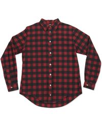Bradford Row - Oxylus Plaid Button Up Shirt - Lyst