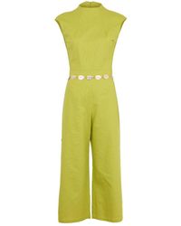 Zetaye - Celeste Linen Cotton Jumpsuit - Lyst