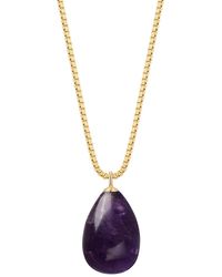 Katy Faye - February Amethyst Necklace - Lyst
