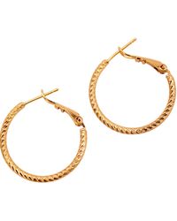 1610Istanbul - Timeless Modern Hoop Earrings - Lyst