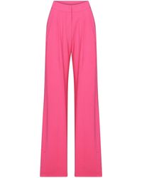 NAZLI CEREN - Tina Wide-leg Trousers In Bubble Gum Pink - Lyst