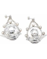 ADIBA - Robin Pearls Earrings - Lyst