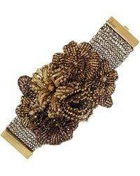 Lavish by Tricia Milaneze - Sepia Mix Blossom Maxi Handmade Crochet Bracelet - Lyst