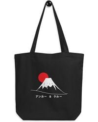 Anchor and Crew - Mount Fuji Landmark Recycled Cotton Tote Bag - Lyst