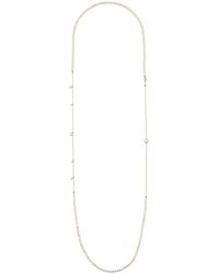 Corina Mardari Jewelry - Super Long Pearl Filled Necklace - Lyst