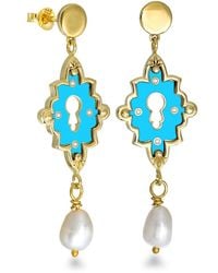 Myrto Katramadou Jewellery - Unlocked Pearl Earrings - Lyst