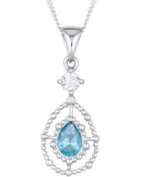 Hinch & Liu - Vivid Diamond Necklace - Lyst