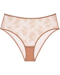 Journelle - Neutrals Romy High Waist Brief Amande - Lyst