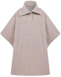 NAZLI CEREN - Jarine Wool Blend Poncho - Lyst