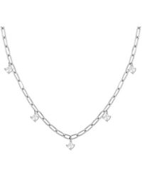 Bermuda Watch Company - Annie Apple Elena Sterling Silver Charm Chain Necklace - Lyst