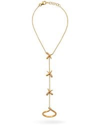 Lucy Quartermaine - Solid Bliss Hand Chain Set With Graded Diamonds - Lyst