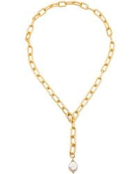 Miss Cecilia - Fresh Water Pearl Chain Necklace - Lyst