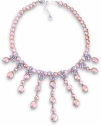 Ninemoo - Camellia Cascade Freshwater Pearl Necklace - Lyst