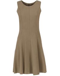 Conquista - Olive Colour Cloche Dress - Lyst