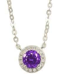 Juvetti - Mars Necklace Set With Sapphire & Diamond - Lyst