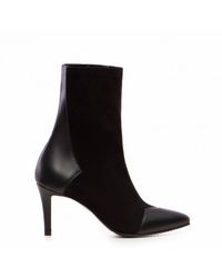 The 5Th Element - Noire Stretch Leather Slim Boots - Lyst