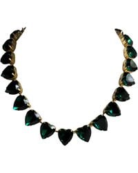 Laura Gray - Grace Emerald Heart Necklace - Lyst