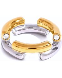 Olivia Le - Art Deco Dimensional Ring - Lyst