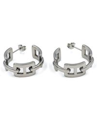 Superdivajewellery - Geo Hoop Earrings - Lyst