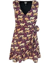 Any Old Iron - Wild Cheetah Wrap Dress - Lyst