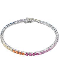 Spero London - Sterling Large Tennis Bracelet - Lyst
