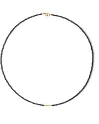 Bombyx House - Tiny Obsidian Cluster Necklace - Lyst