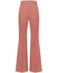 Tia Dorraine - Flared Trousers With Adjustable Waist - Lyst