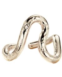 Posh Totty Designs - Sterling Confetti Diamond Squiggle Ring - Lyst