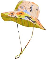 Lost Pattern - Frida X Lost Pattern Frida's Garden Cotton Reversible Sun Hat - Lyst