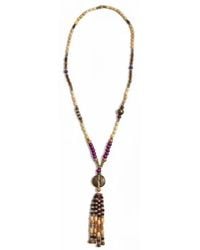 By Virgo - Noira Tassel Necklace - Lyst