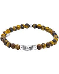 Tateossian - Classic Discs Beaded Bracelet - Lyst