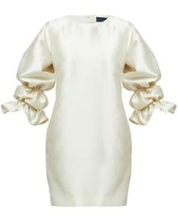 Helen Mcalinden - Neutrals Aurora Ivory Dress - Lyst