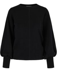 tirillm - Alison Merino Wool Sweater With Puffed Sleeves - Lyst