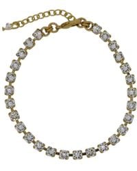 Vickisarge - Neutrals The Clear Tennis Bracelet - Lyst
