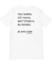 Anchor and Crew - Think Ocean Rhino Aspirations Cotton Embroidered T-Shirt - Lyst