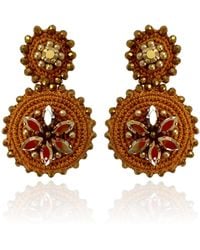 PINAR OZEVLAT - Flower Drop Tan - Lyst