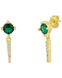 Spero London - Sterling Gemstone Spike Charm Sodalite Earrings - Lyst