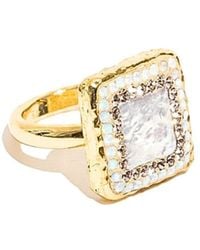 Ornare the Label - Stella Ring – Pearl - Lyst