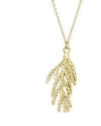 Mother Nature Jewelry - Juniper Branch Pendant, Handmade Necklace - Lyst