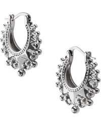 Hoops + Chains LDN - Mini Joy Creole Hoops - Lyst