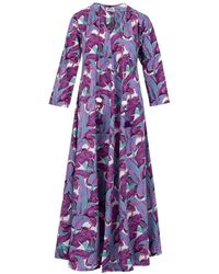 Antra Designs - The Iris Cotton Kaftan - Lyst