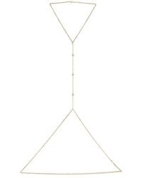 Adriana Pappas Designs - Dainty Diamond Body Chain- Clear - Lyst