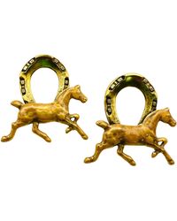 The Pink Reef - Keeneland Horse Earring - Lyst