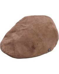 Dasmarca Hats - Neutrals Alex Truffle Leather Cap For - Lyst