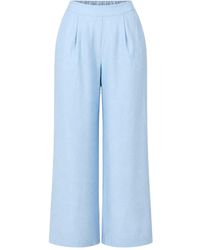 Oh!Zuza - Echo Wide-Leg Viscose Trousers – Light - Lyst