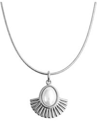 Maison De Gala - Sunray Pearl Pendant Necklace - Lyst