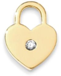 Alexie of Athens - Dede Padlock Heart Hoop Charm - Lyst