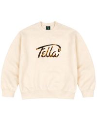 FELLA SWIM - Neutrals Gavan Oversized Camo Crewneck Sweater - Lyst
